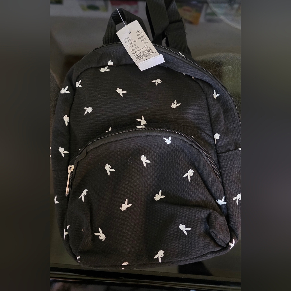 Playboy x PacSun All-Over Bunny Mini Backpack Rare NWT